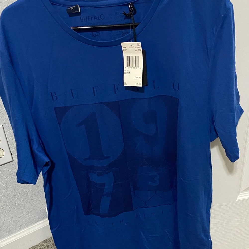 Buffalo David Bitton Royal Blue Graphic Tee